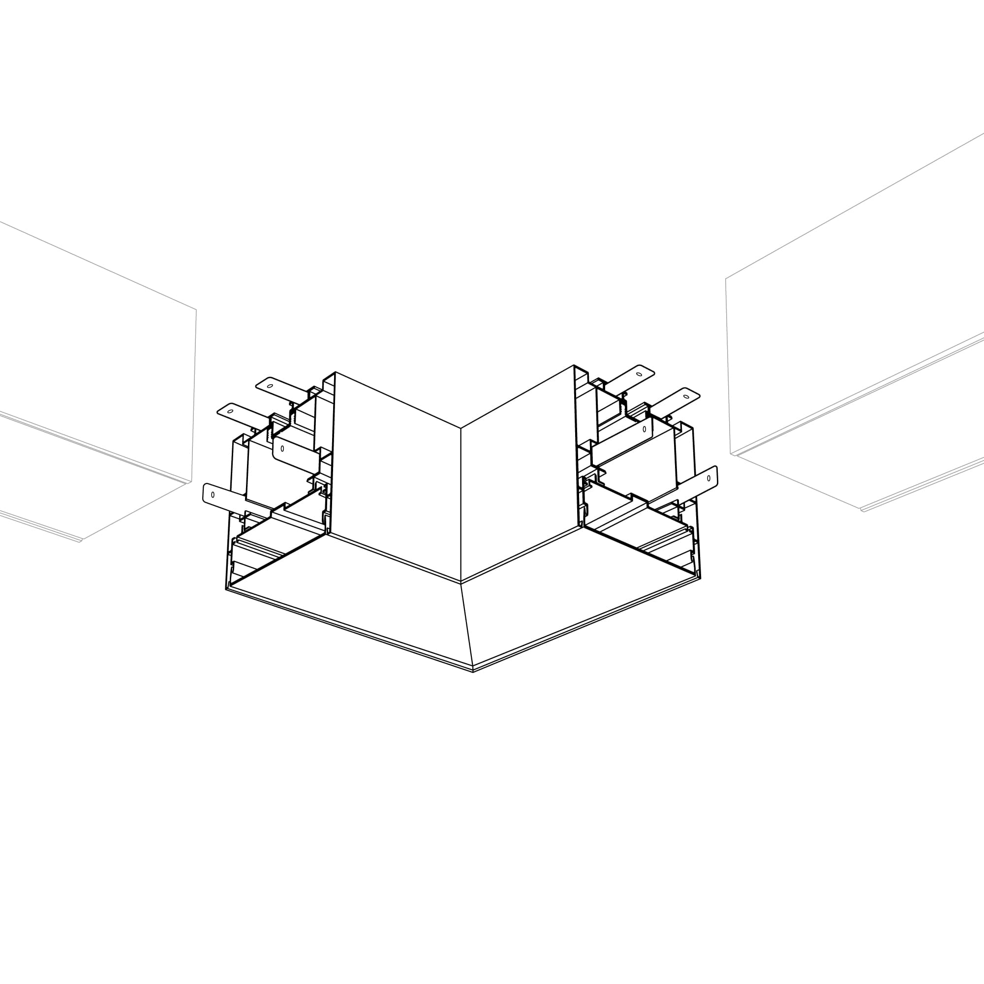 Угол S2-LINE-7977-L90 прямой (Arlight, Металл) 021261 — фото 2
