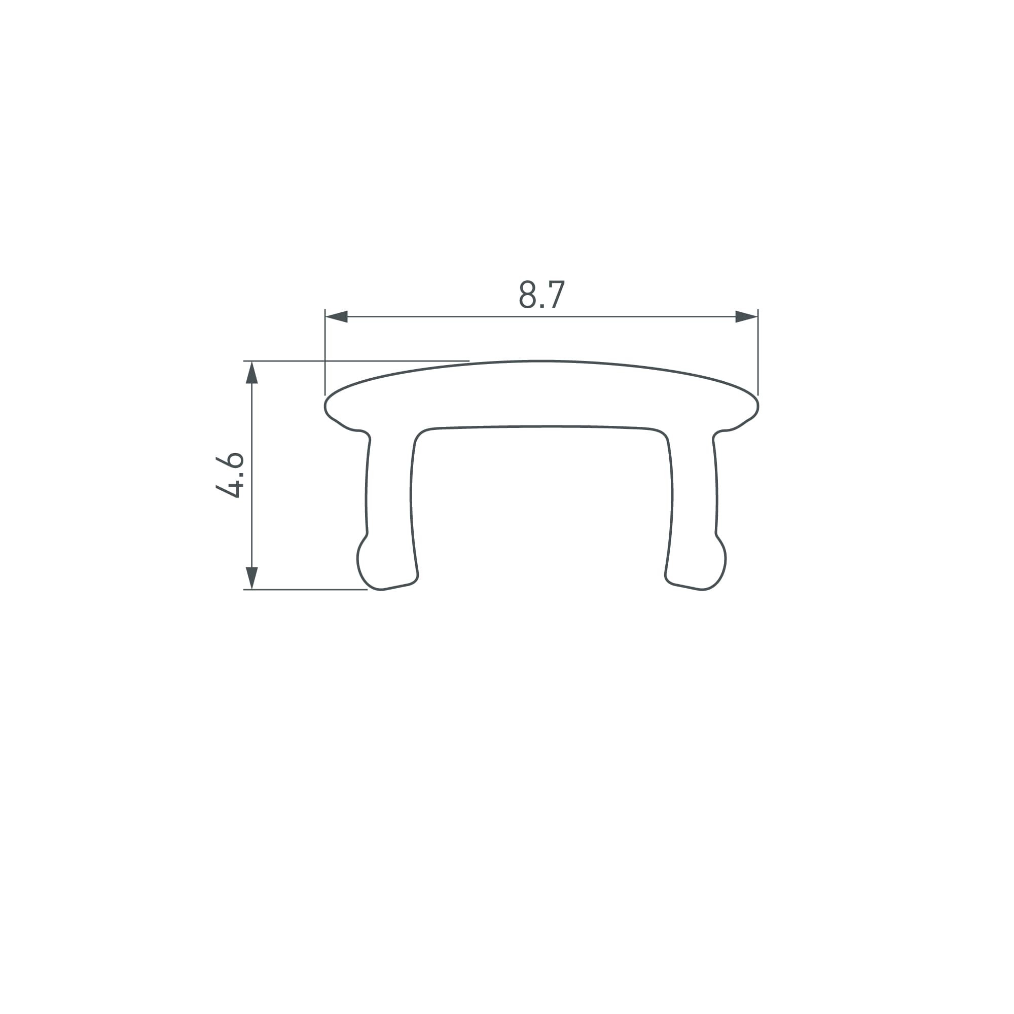Экран ARH-MINI5 OPAL (Arlight, Пластик) 023309 — фото 2