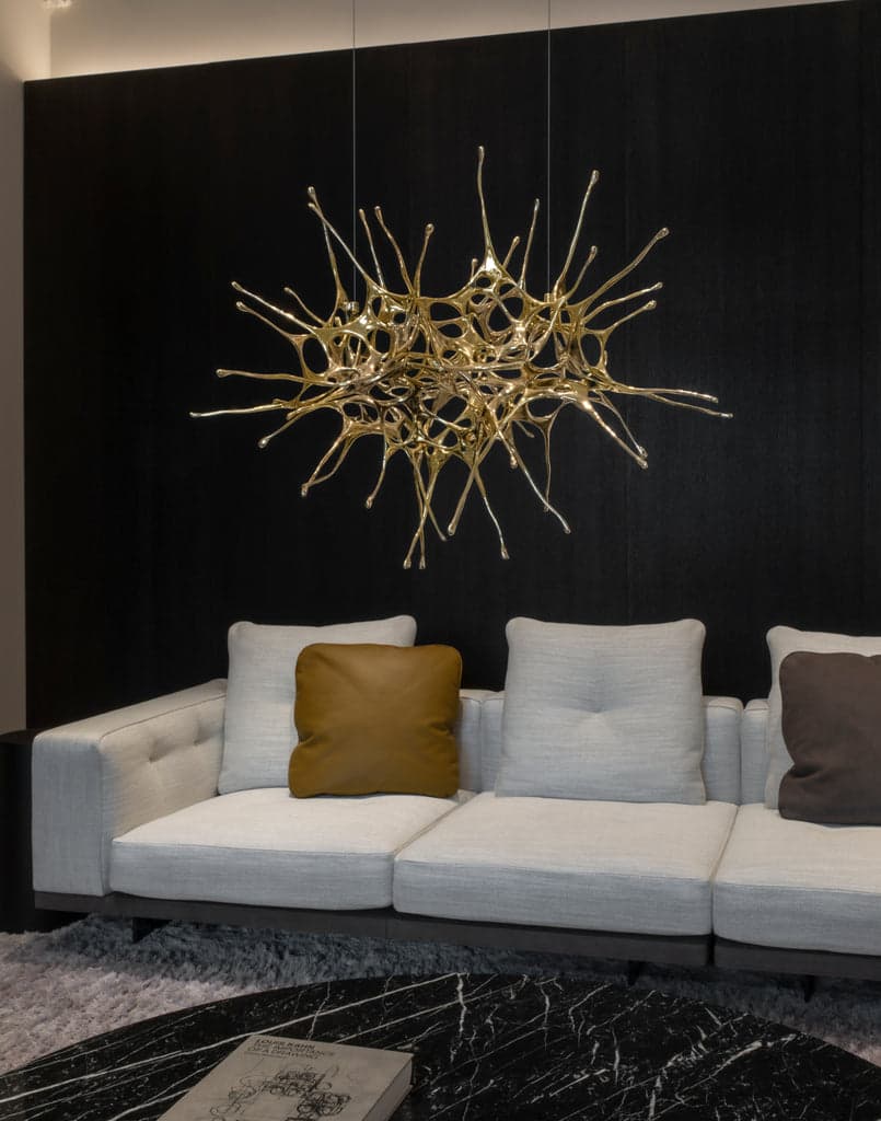 Terzani Dragon linear suspended sculpture | 10S Terzani