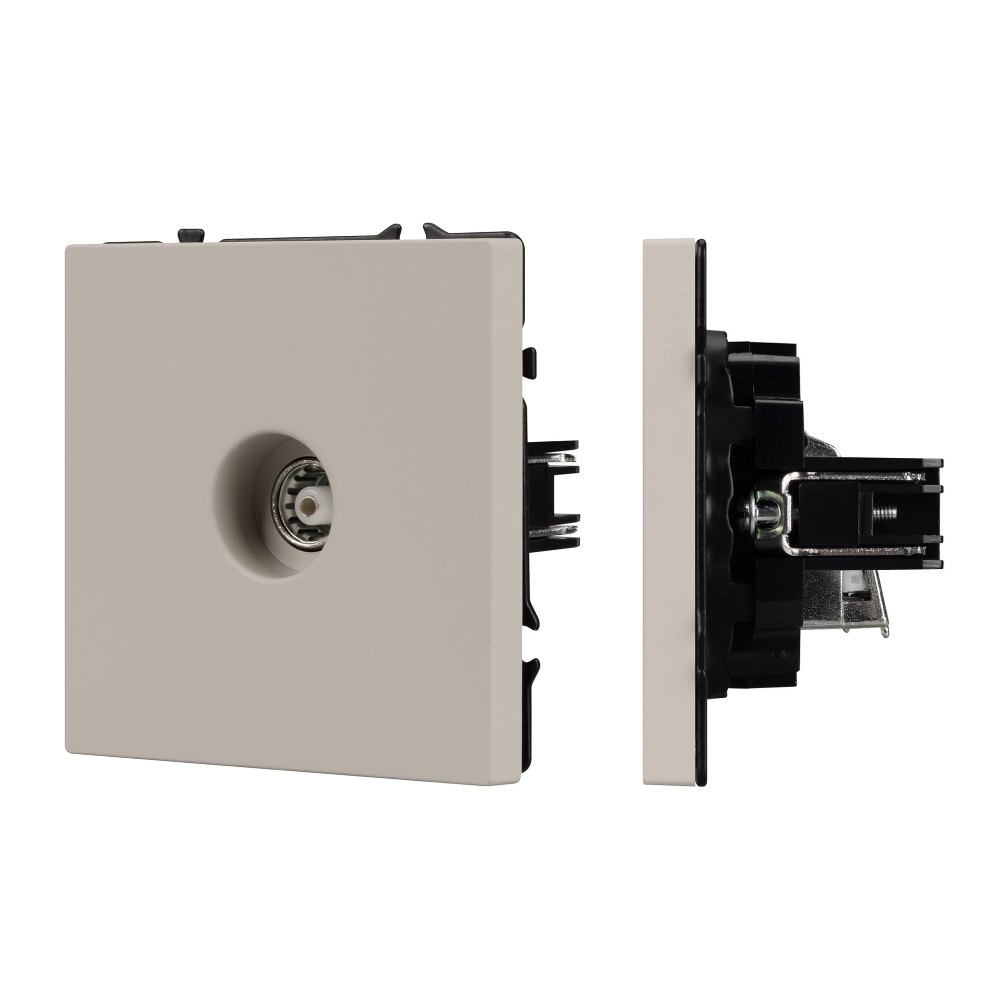 Механизм телевизионной розетки SCT-NOBE-MTV1-SFPL-CA (Arlight, Кашемир) 061895