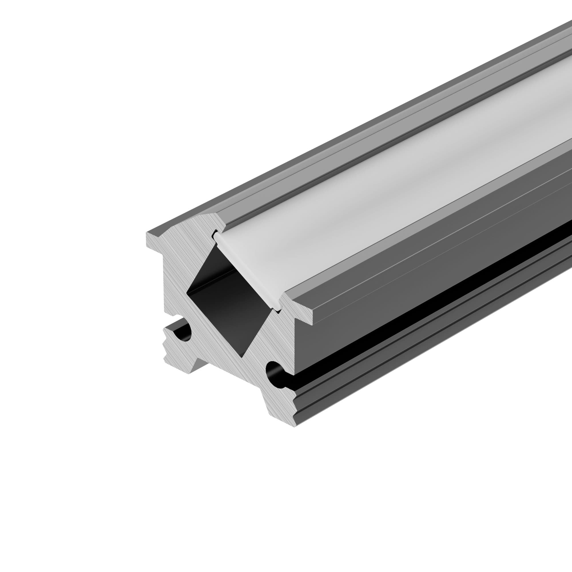 Профиль SL-BEVEL-H12-F13-2000 ANOD IRON GREY (Arlight, Алюминий) 045329 — фото 1