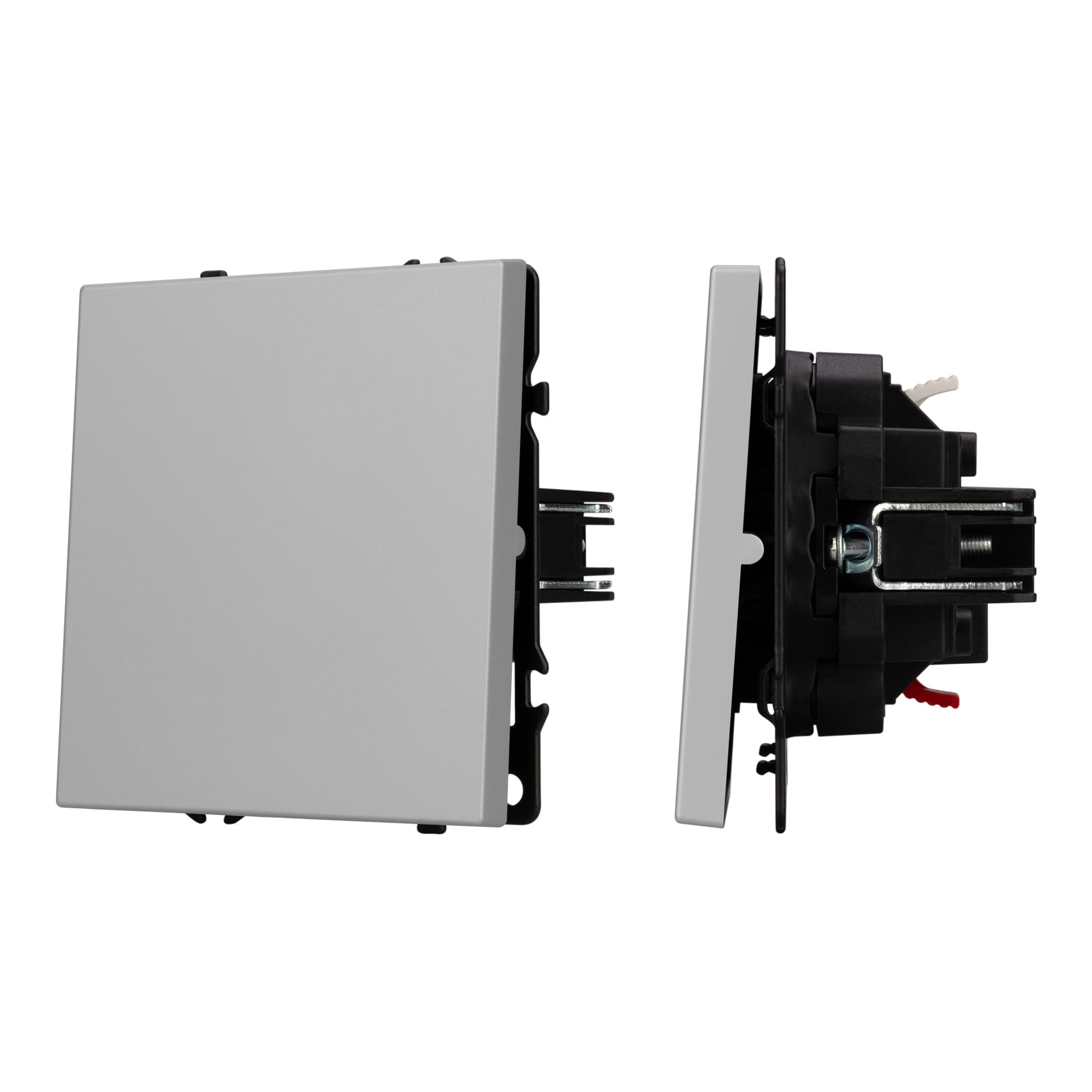 Механизм выключателя одноклавишный проходной SWT-NOBE-MKP1-SFPL-IS (230V, 10A) (Arlight, Никель) 059433