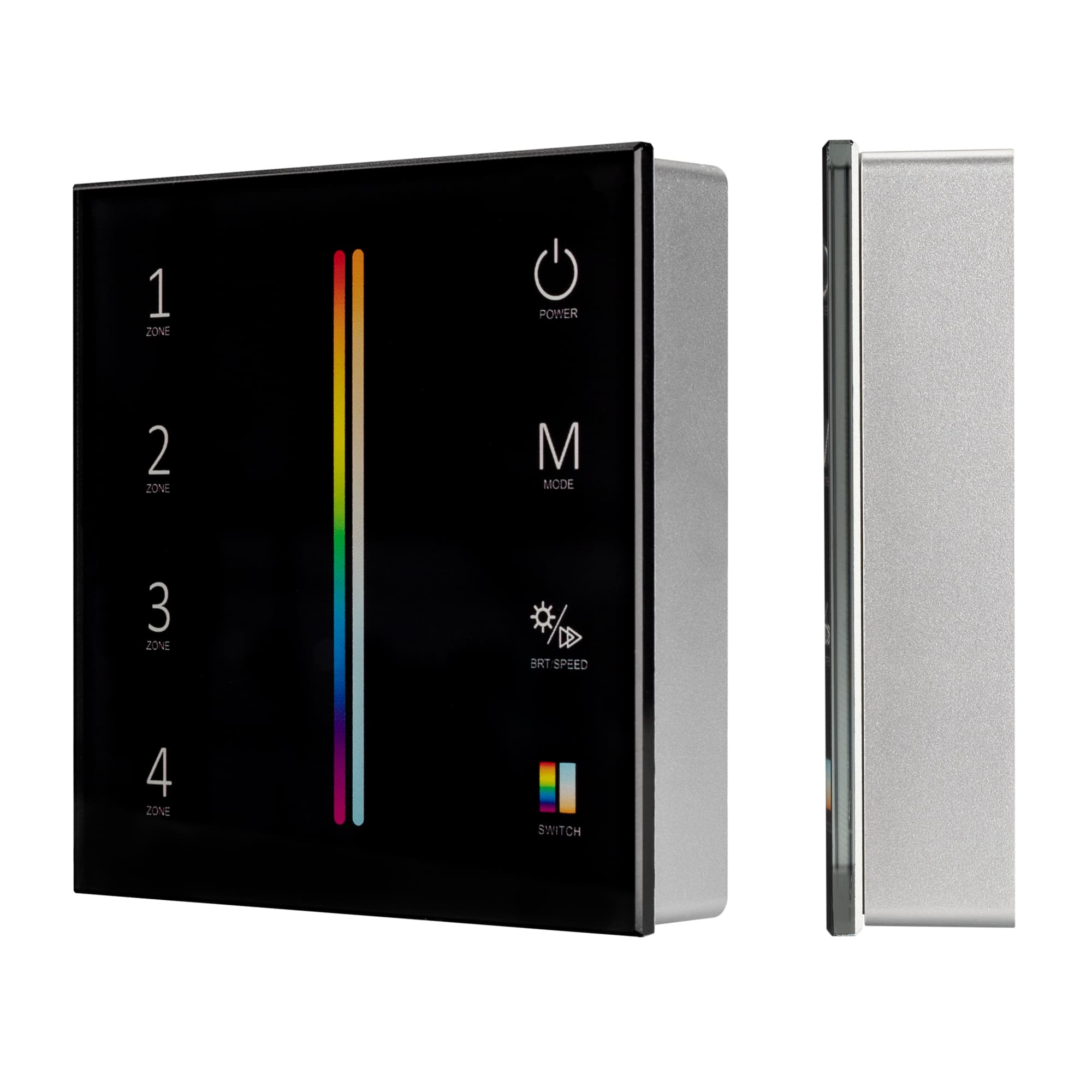 Панель Sens SMART-P55-MULTI Black (3V, 4 зоны, 2.4G) (Arlight, IP20 Пластик, 5 лет) 028310 Arlight — фото 1