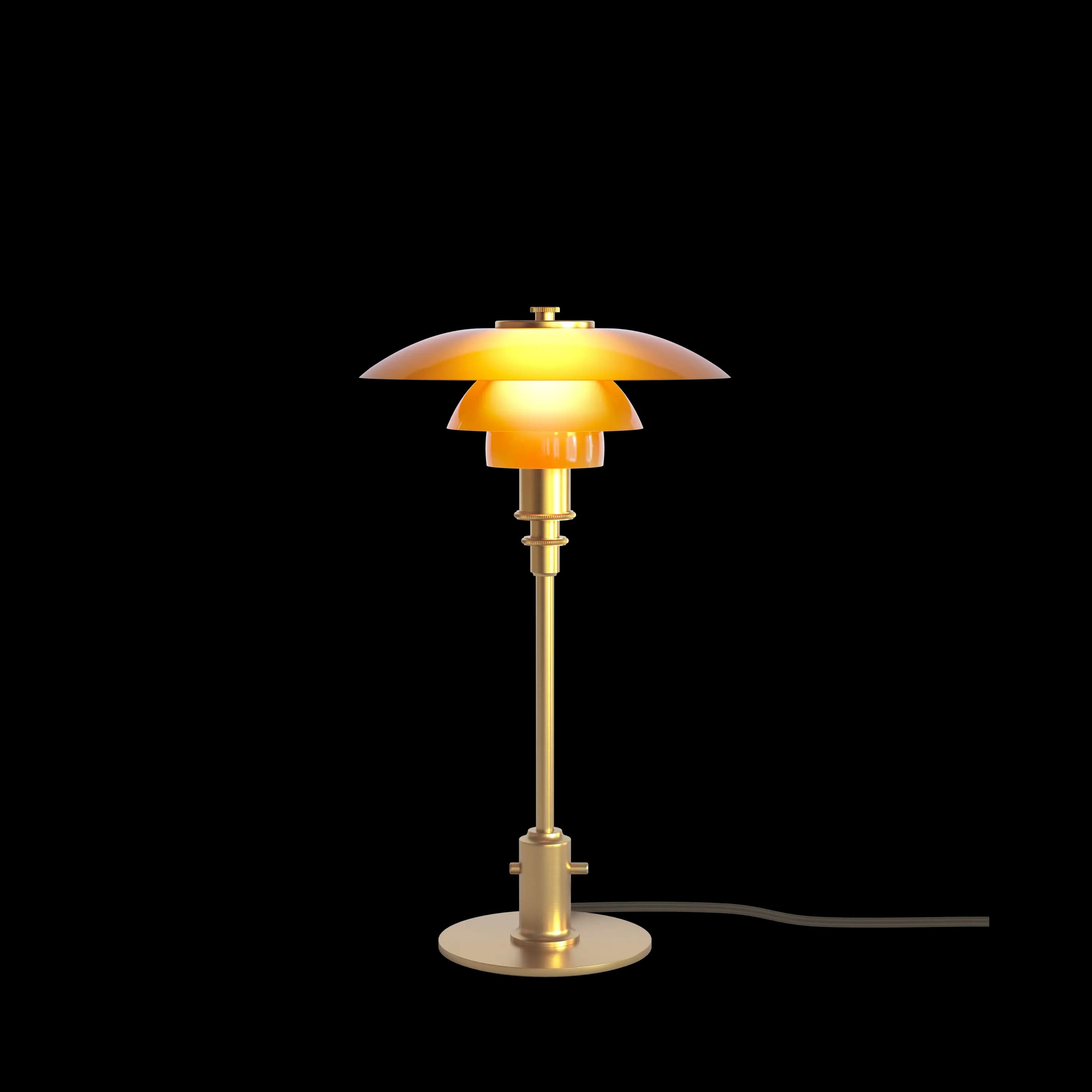 Louis Poulsen PH 2/1 Amber Coloured Glass Table Lamp Amber — фото 1