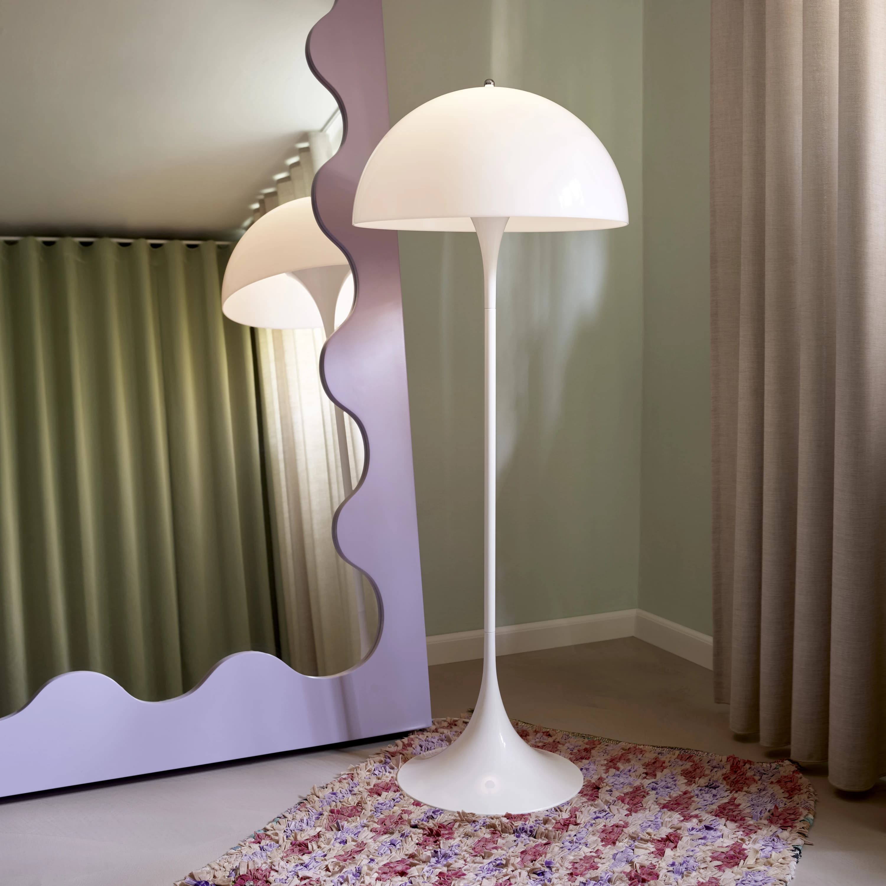 Louis Poulsen Panthella Floor Lamp White opal acryl — фото 7