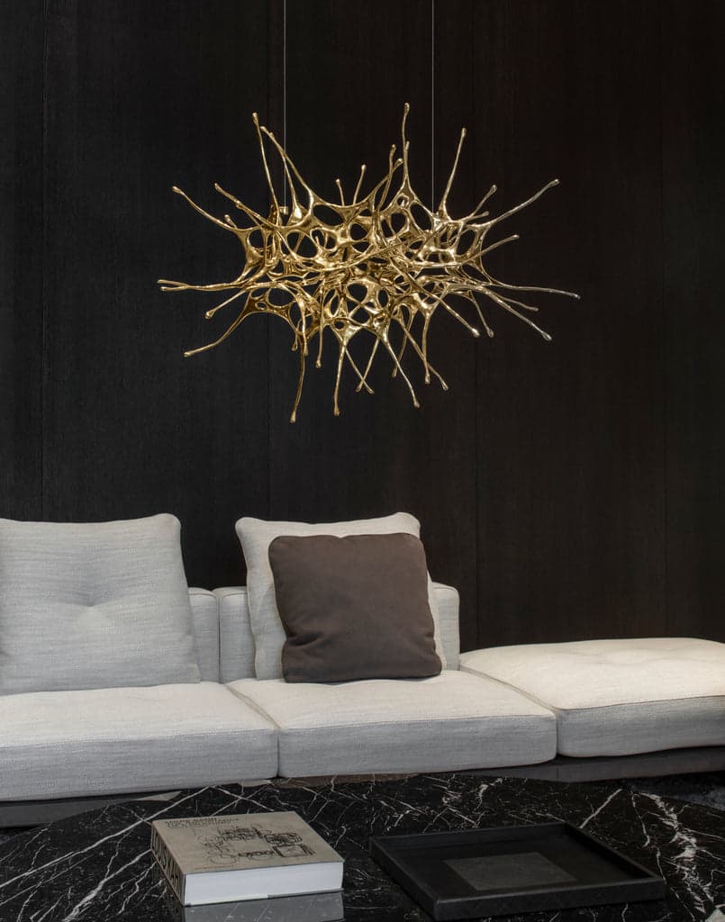 Terzani Dragon linear suspended sculpture | 10S Terzani