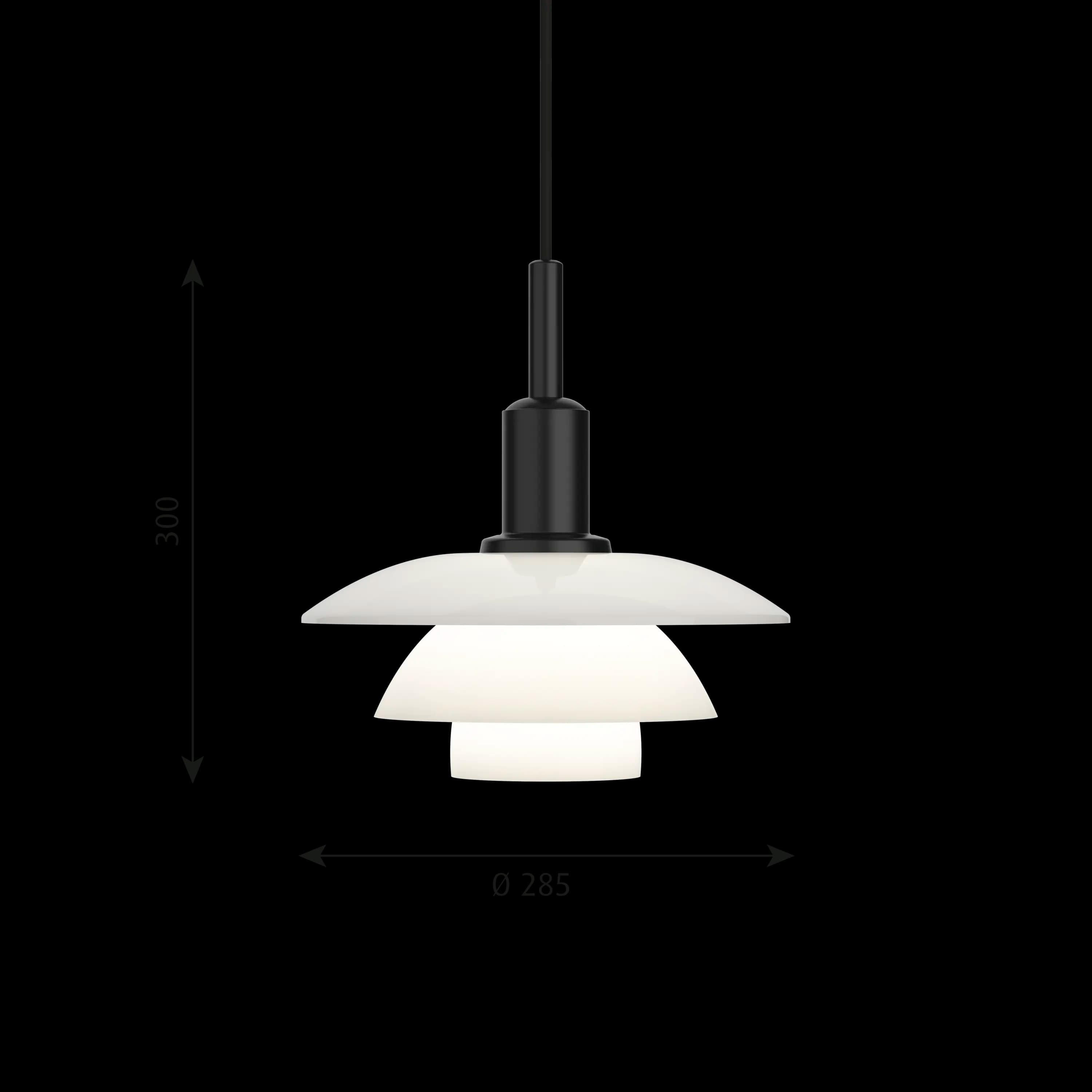 Louis Poulsen PH 3/3 Pendant White opal glass — фото 6