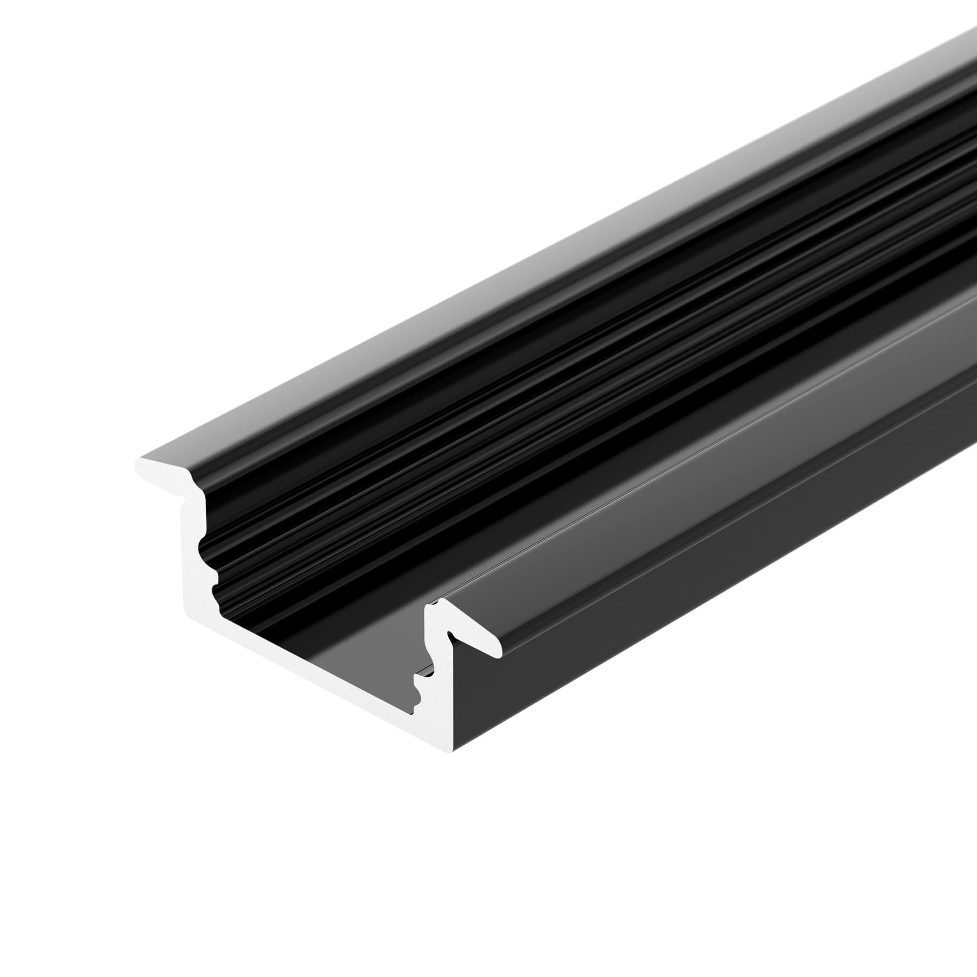 Профиль LINE-2308-F-2000 ANOD BLACK (Arlight, Алюминий) 040301 — фото 2