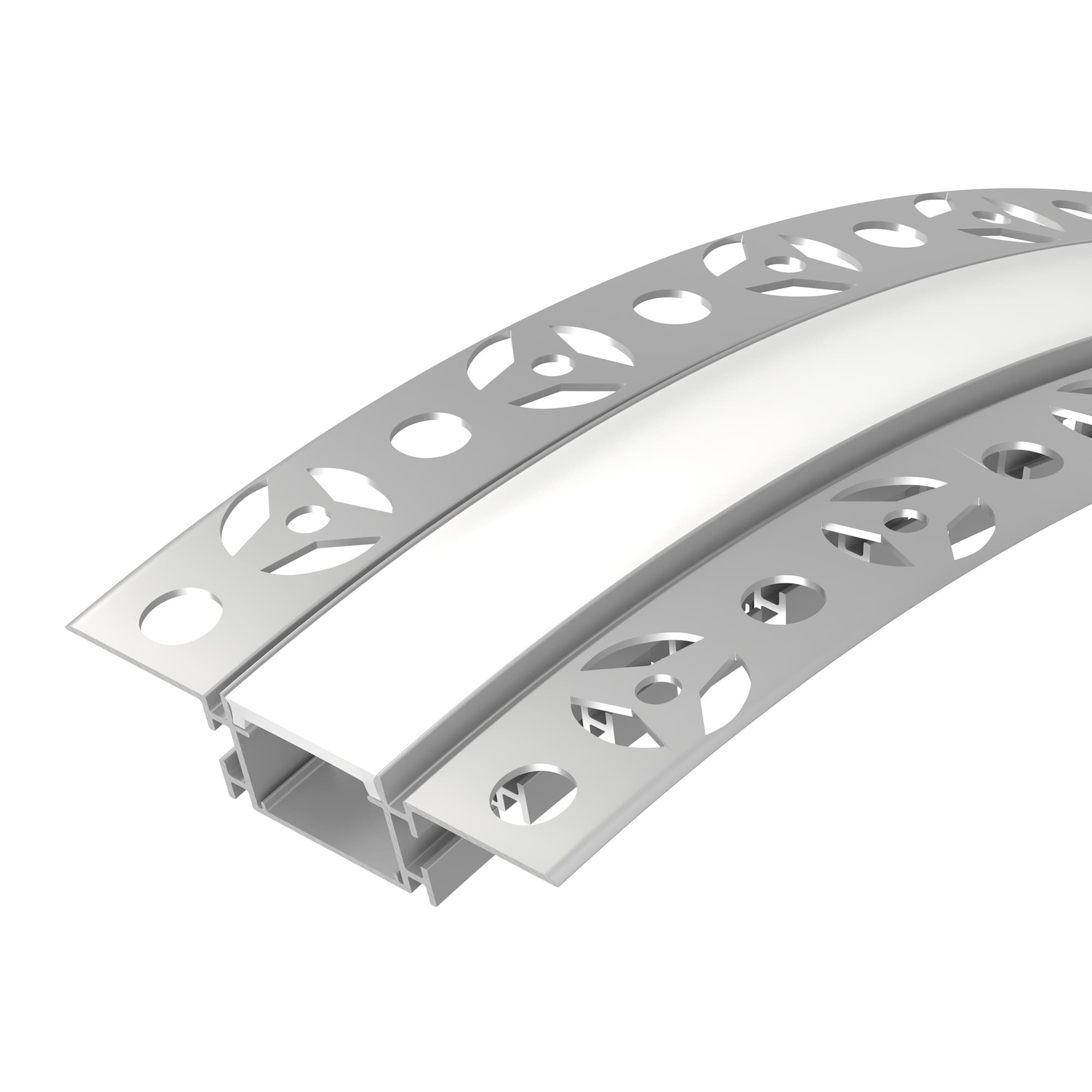 Профиль FANTOM-BENT-W23-TOP-2000 ANOD (Arlight, Алюминий) 040347(1) — фото 1