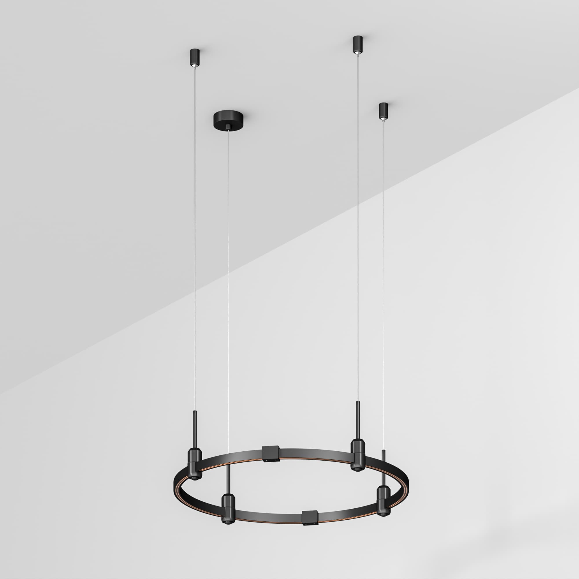 Основание ART-APRIORI-ROUND-HANG-R600 (BK) (Arlight, IP20 Металл, 3 года) 048487