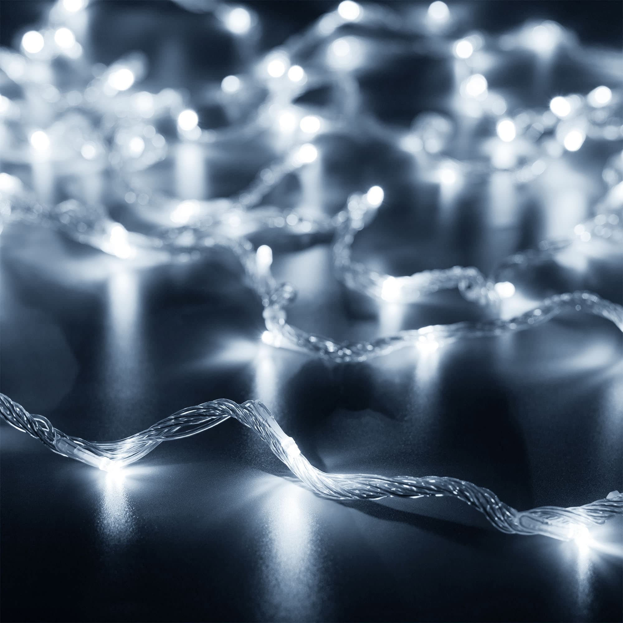 Arlight Светодиодная гирлянда ARD-STRING-HOME-10000-CLEAR-99LED-RUN WHITE (230V, 10.5W) (Ardecoled, IP20) 025915