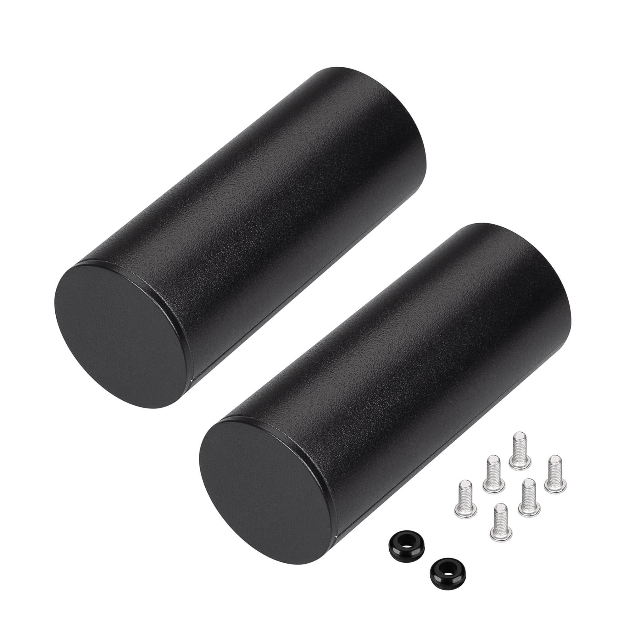 Заглушка ROUND-D36-360 BLACK с отверстием (Arlight, Металл) 050534 — фото 1