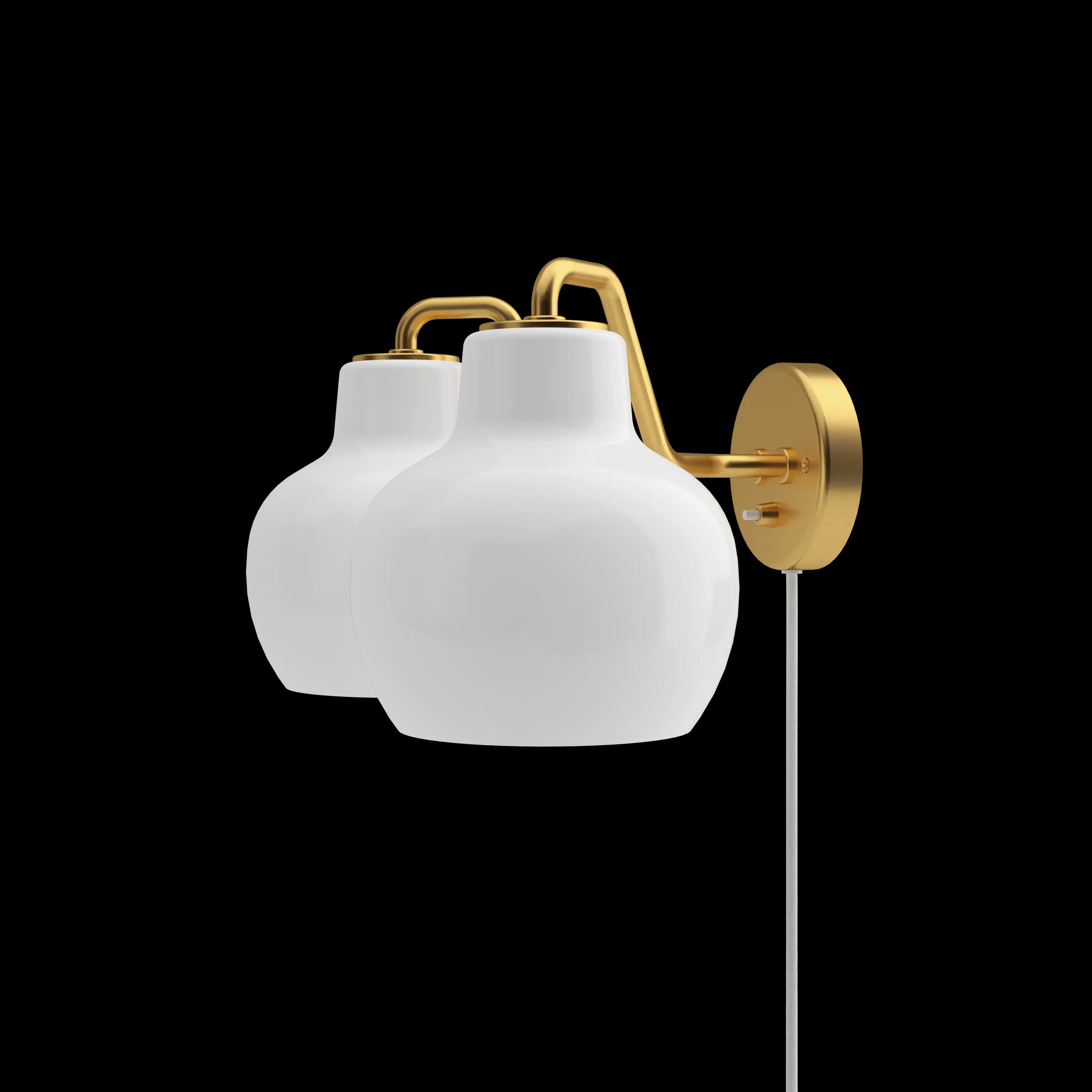 Louis Poulsen VL Ring Crown 2 Wall Lamp Brass/opal glass 2 — фото 2