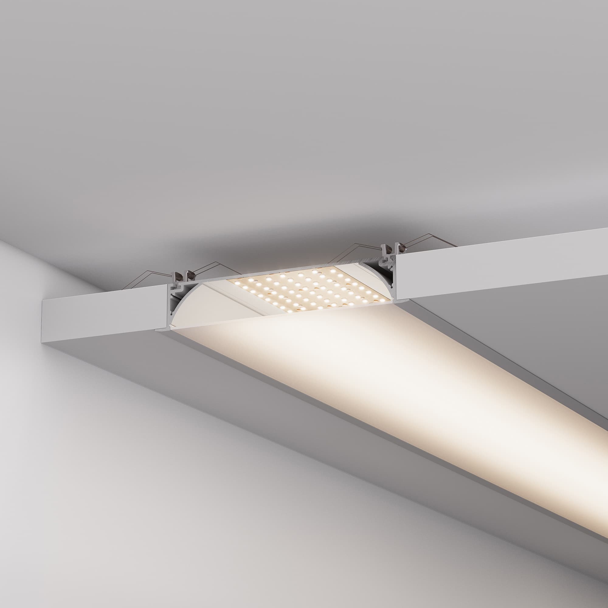 Профиль с экраном ARH-POWER-W200-F-2000 ANOD (Arlight, Алюминий) 027916 — фото 4