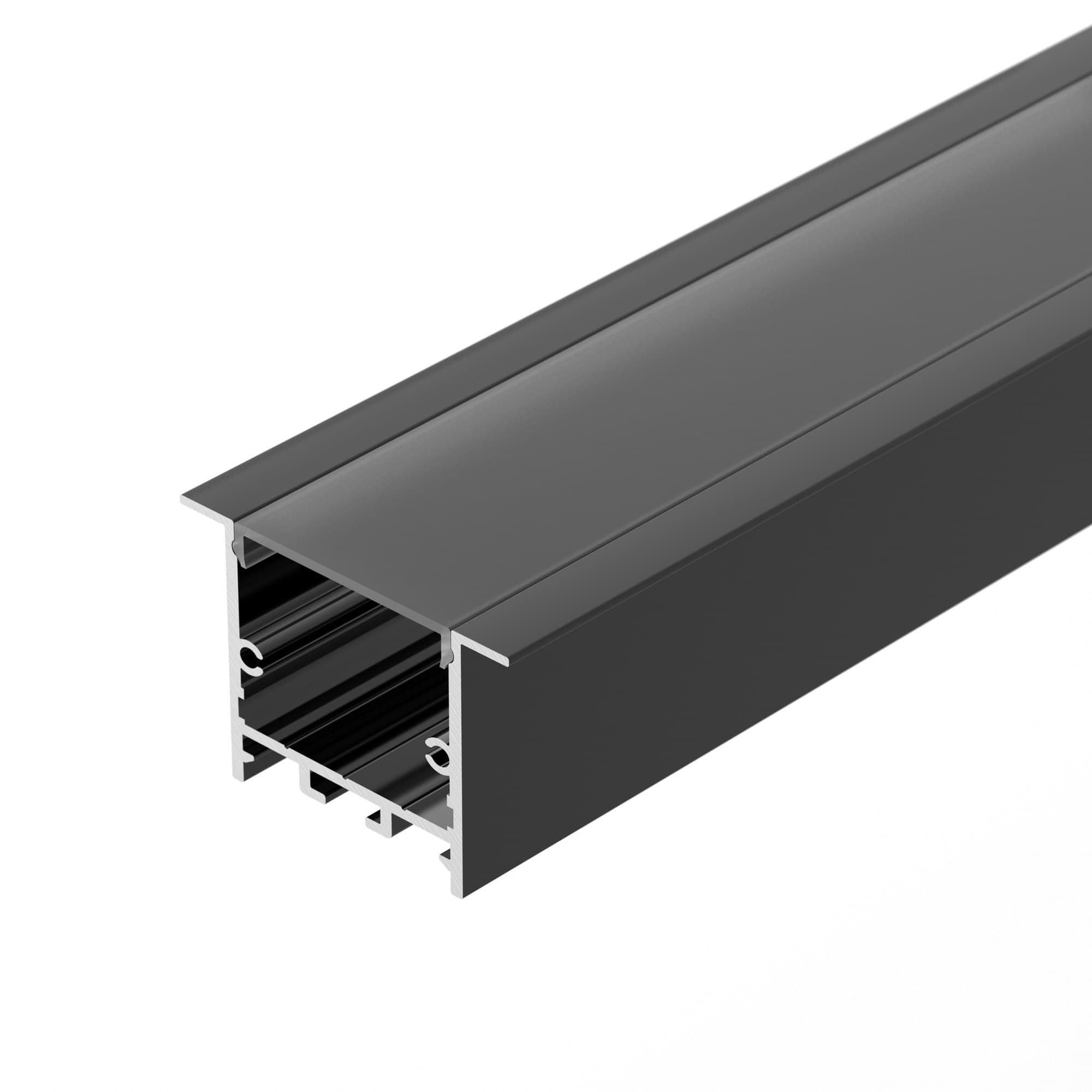 Профиль SL-LINIA49S-F-2000 ANOD BLACK (Arlight, Алюминий) 039389 Arlight — фото 2