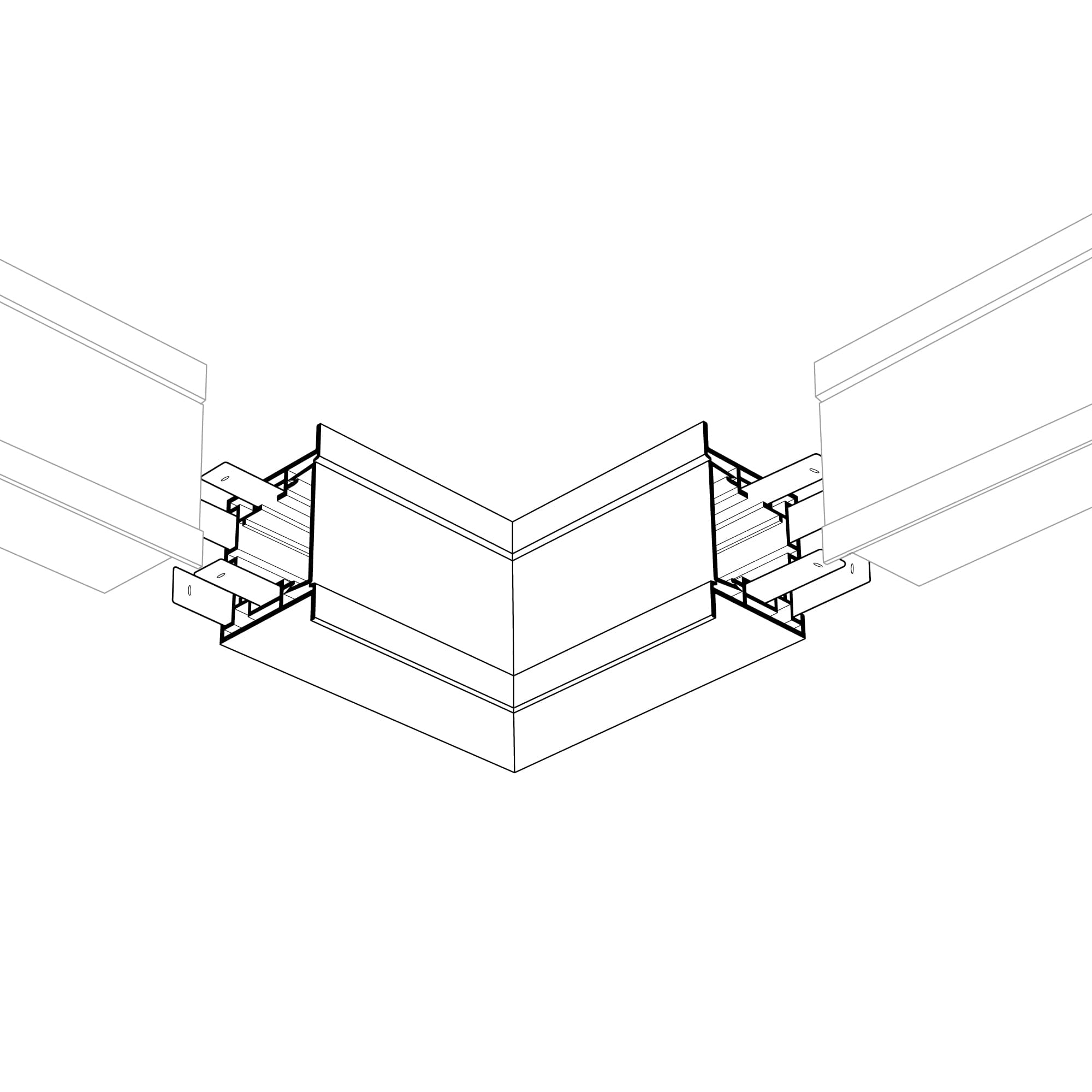 Угол S2-LINIA55-F-L90N внутренний (Arlight, Металл) 021273 Arlight — фото 2