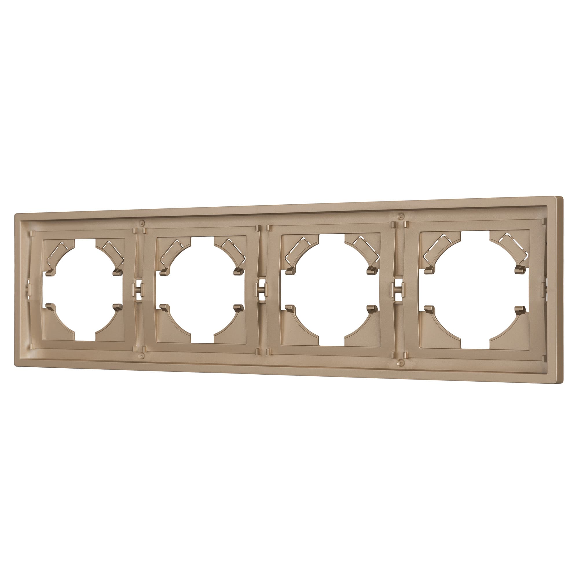 Рамка пластиковая FRM-TENDO-PL-4-GD (Arlight, Песочный) 053850