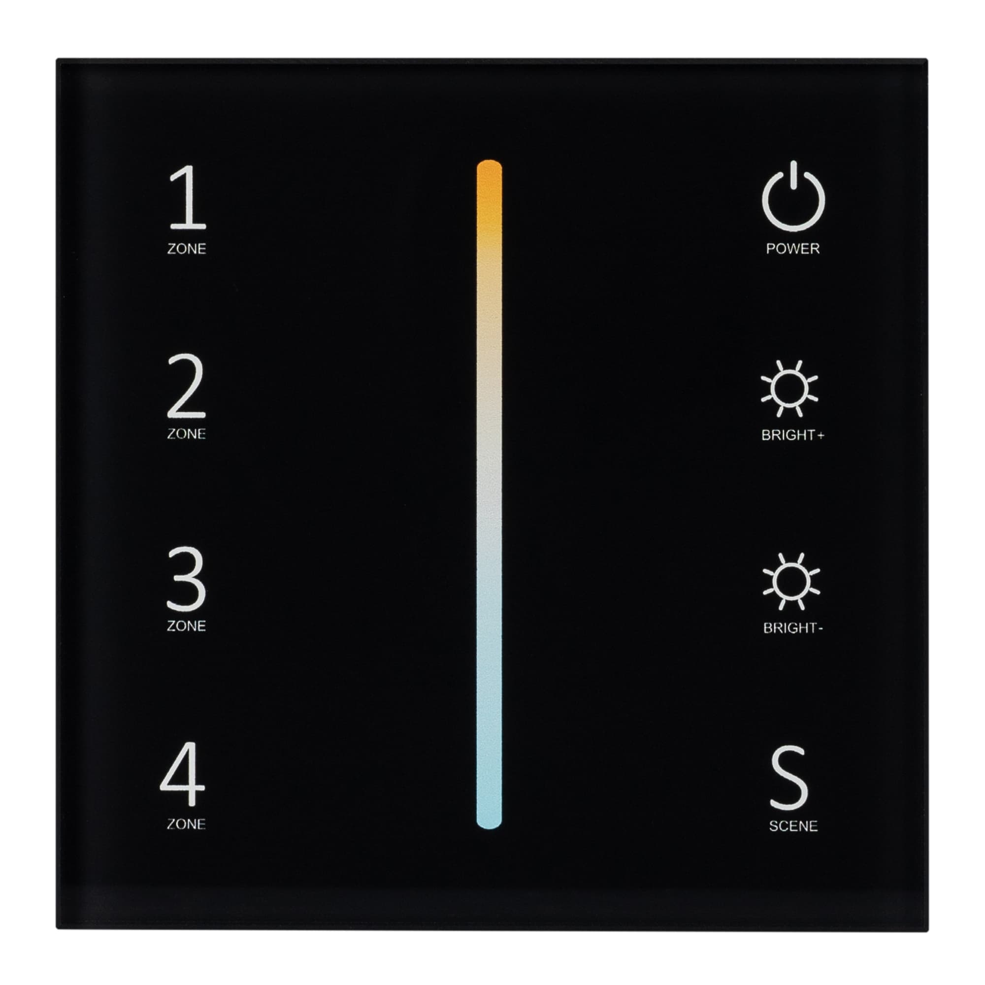 Панель Sens SMART-P43-MIX Black (230V, 4 зоны, 2.4G) (Arlight, IP20 Пластик, 5 лет) 028137 Arlight — фото 2