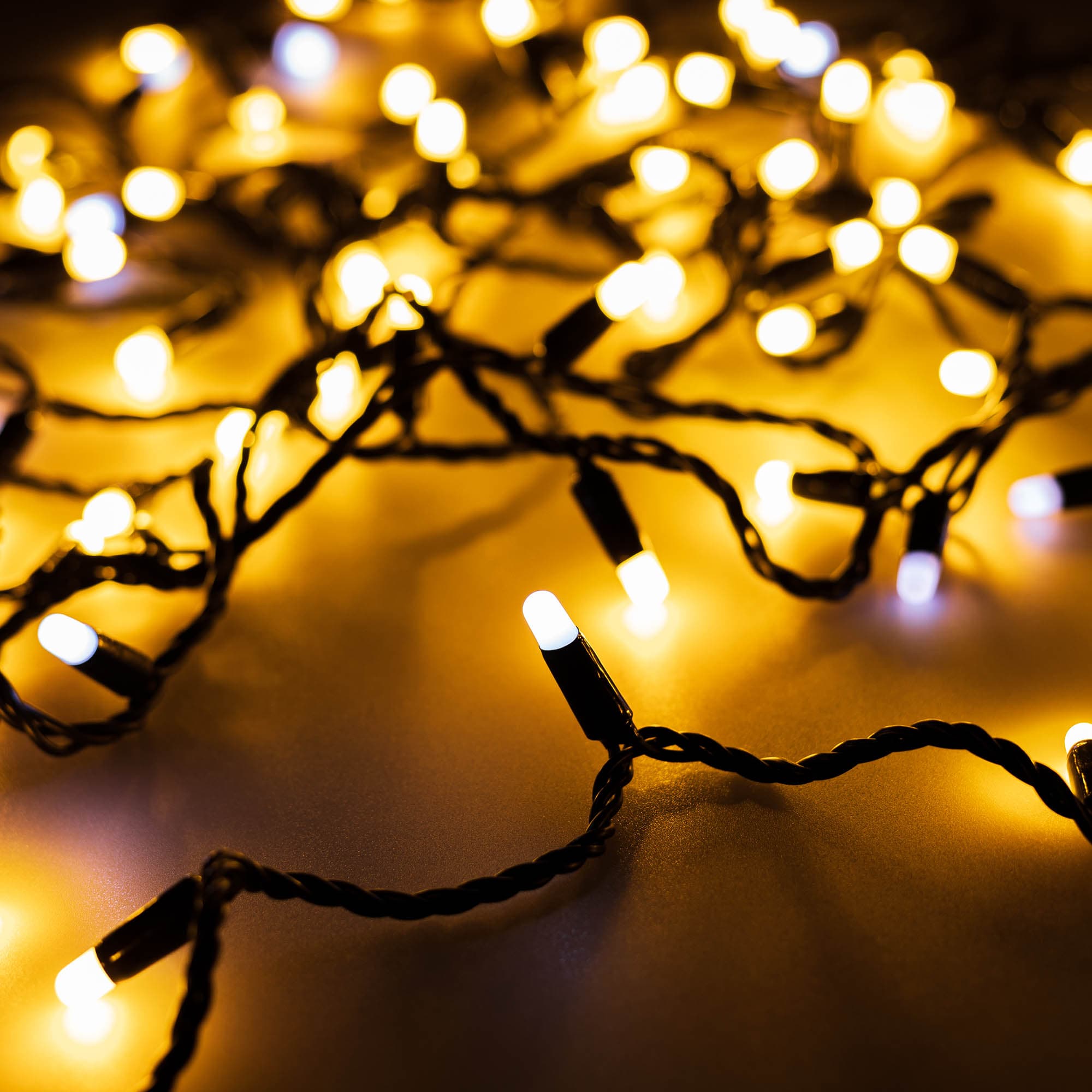 Arlight Светодиодная гирлянда ARD-STRING-CLASSIC-10000-BLACK-100LED-MILK-FLASH Warm (230V, 7W) (Ardecoled, IP65) 031208