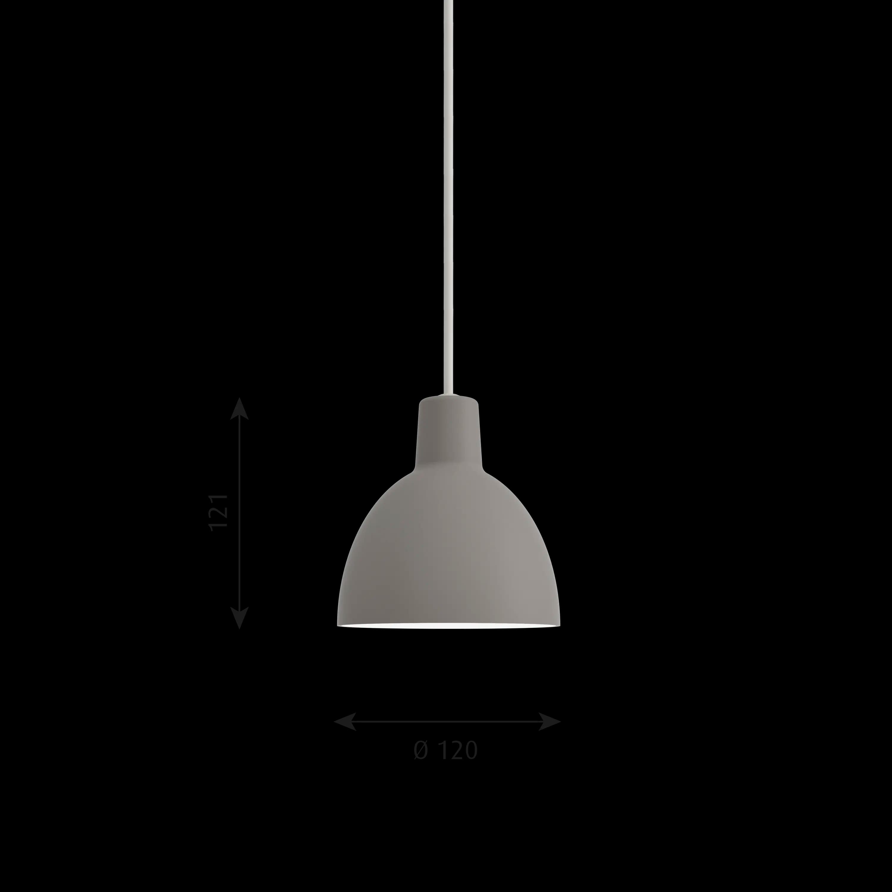 Louis Poulsen Toldbod Pendant Light grey Ø 120 — фото 7