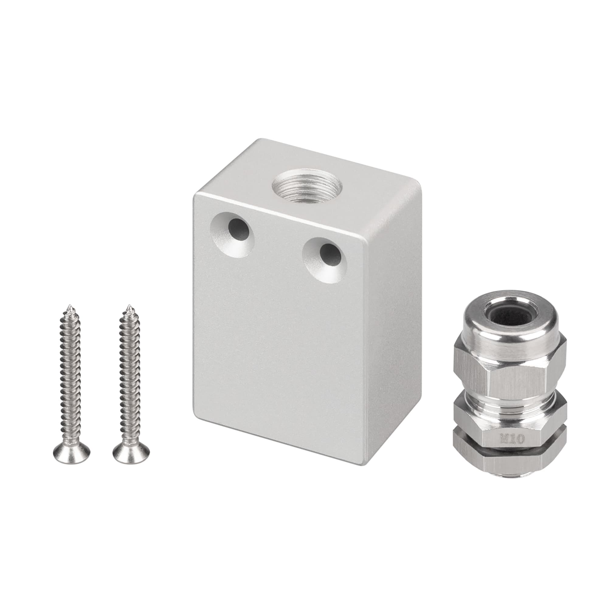 Заглушка ARH-FLOOR27-H28-DOWN с отверстием (Arlight, Металл) 040161 — фото 1