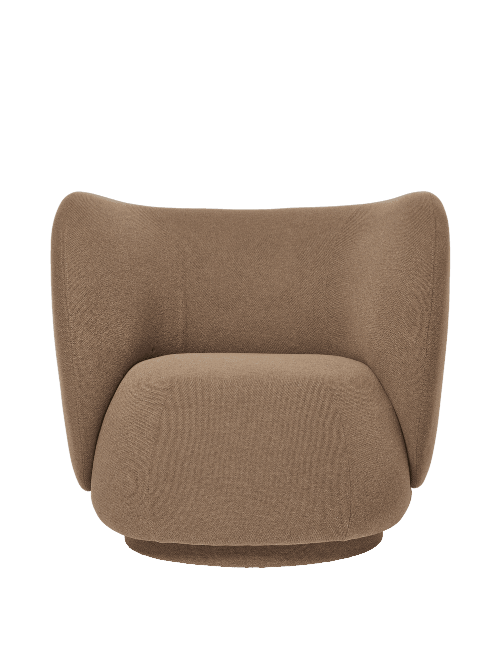 Ferm Living Rico Lounge Chair - Swivel - Autumn - Dark Sand ferm LIVING — фото 2
