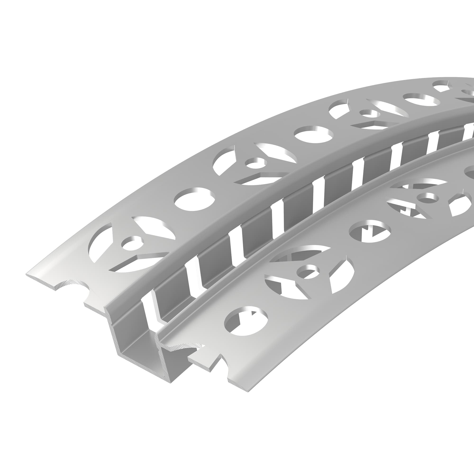 Профиль FANTOM-BENT-W12-TOP-2000 ANOD (Arlight, Алюминий) 040327 — фото 2