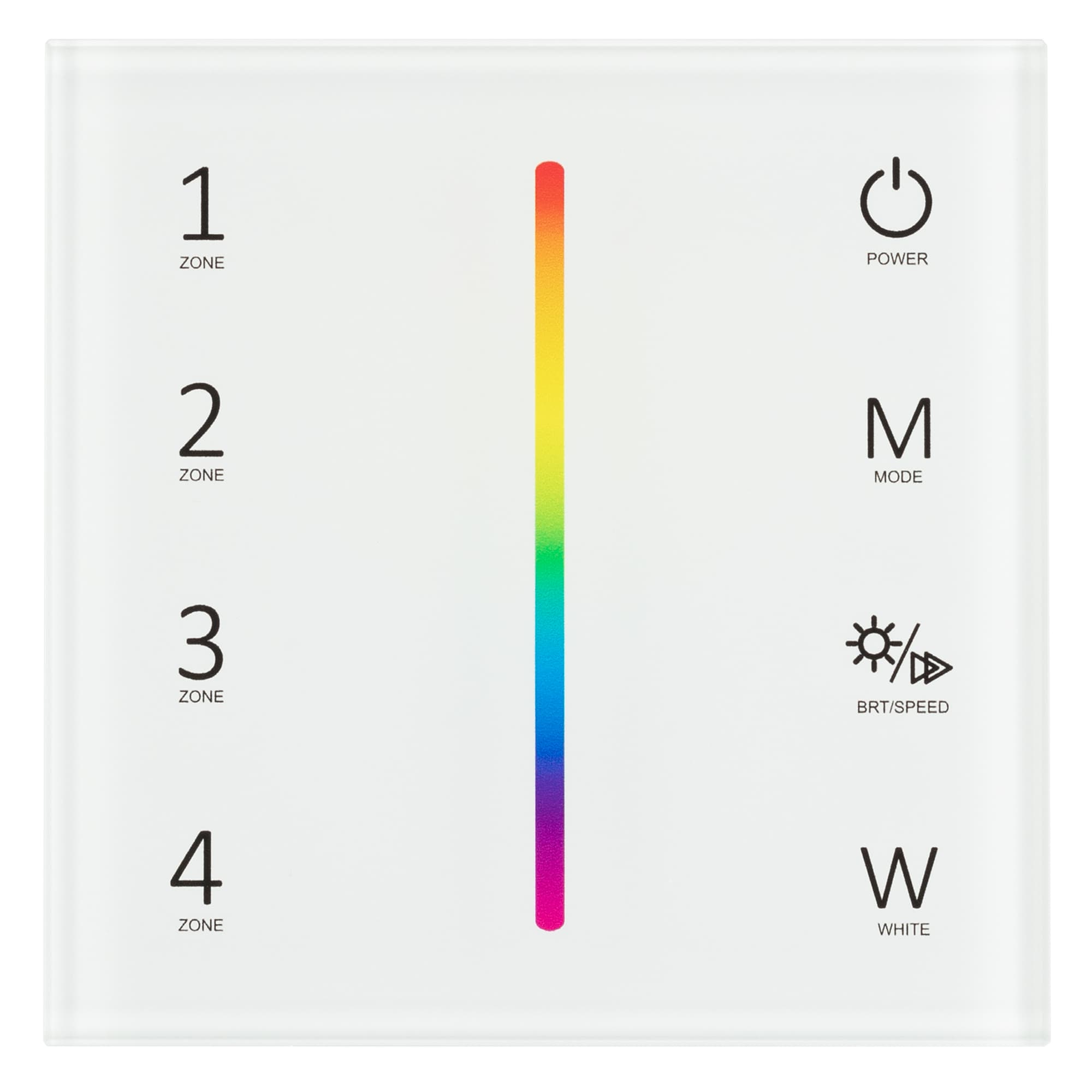 Панель Sens SMART-P45-RGBW White (230V, 4 зоны, 2.4G) (Arlight, IP20 Пластик, 5 лет) 028140 Arlight — фото 2