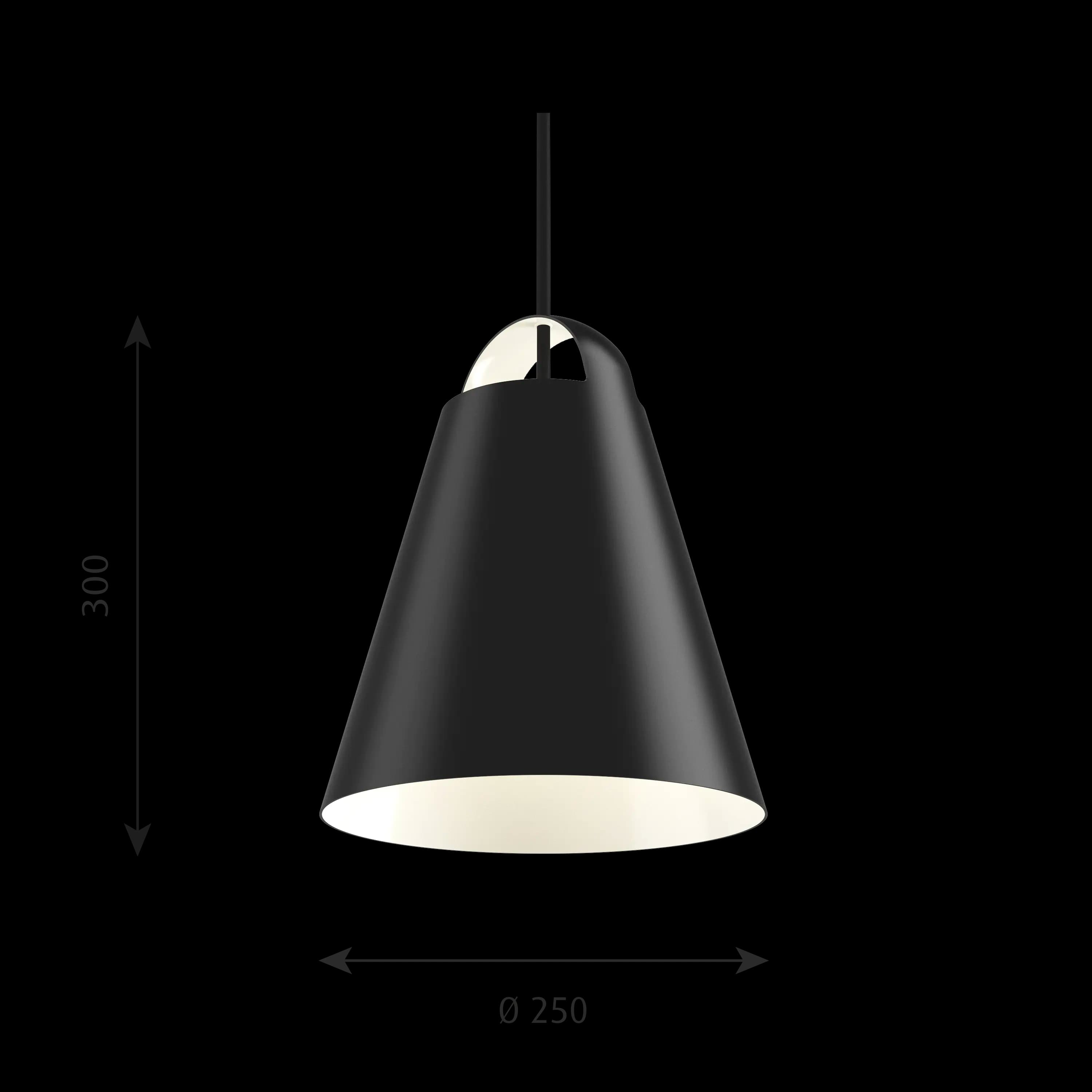 Louis Poulsen Above Pendant Black Ø 250 — фото 7