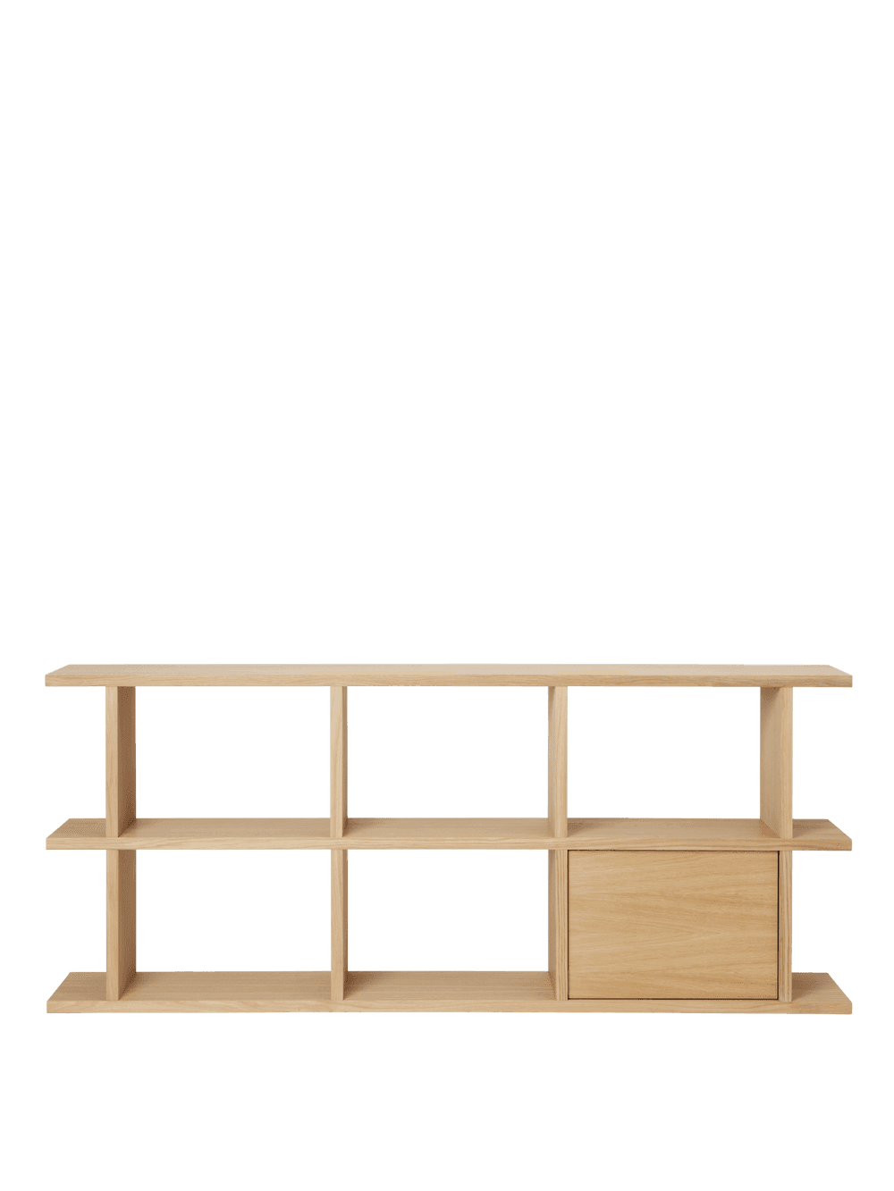 Ferm Living Kona Bookcase Cabinet Insert - Natural Oak Veneer — фото 6