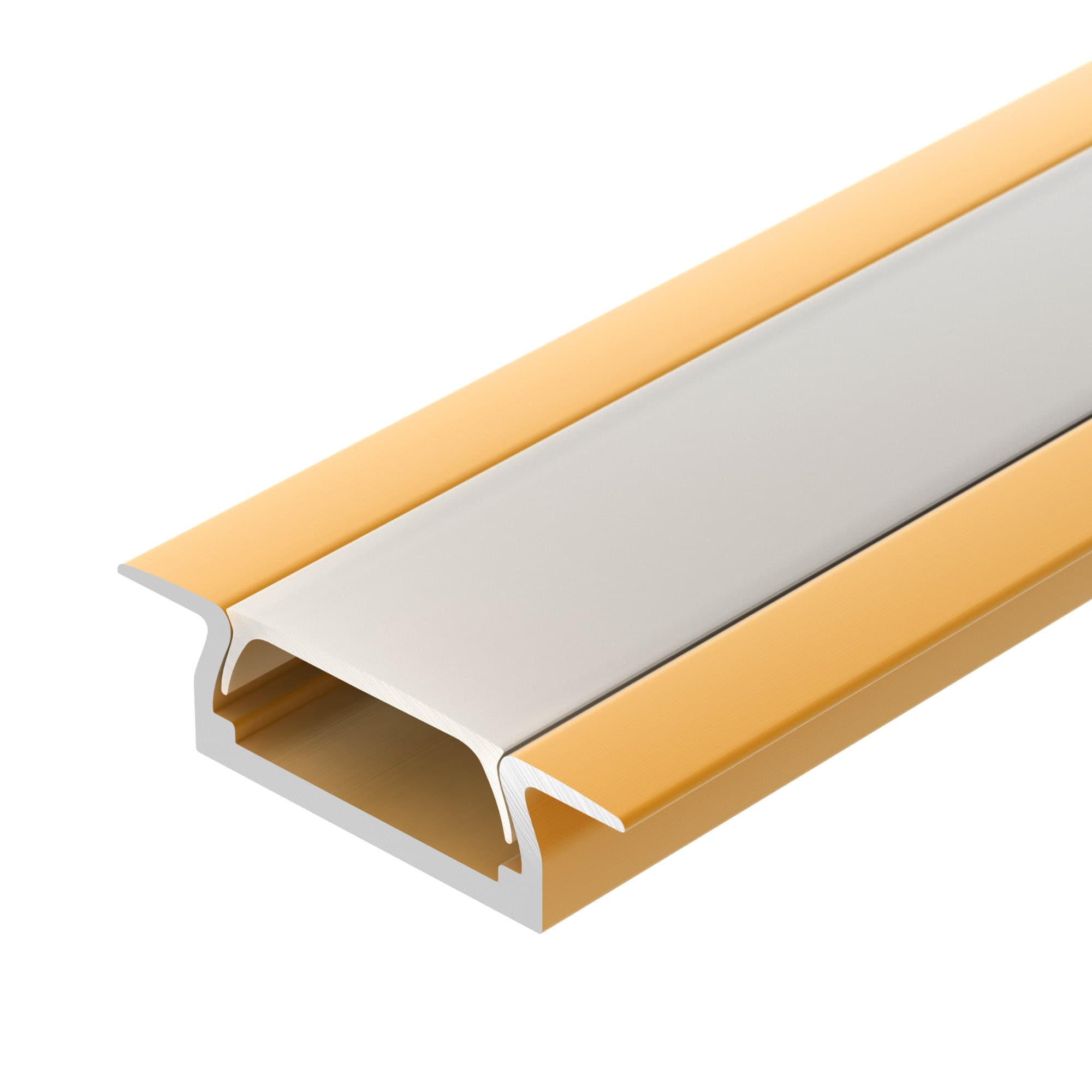 Профиль MIC-F-2000 ANOD Gold Light (Arlight, Алюминий) 017648 Arlight — фото 1