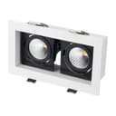 Светильник CL-KARDAN-S180x102-2x9W Day (WH-BK, 38 deg) (Arlight, IP20 Металл, 3 года) 024129