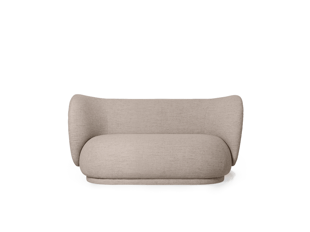 Ferm Living Rico Sofa 2-seater - Bouclé - Sand — фото 2
