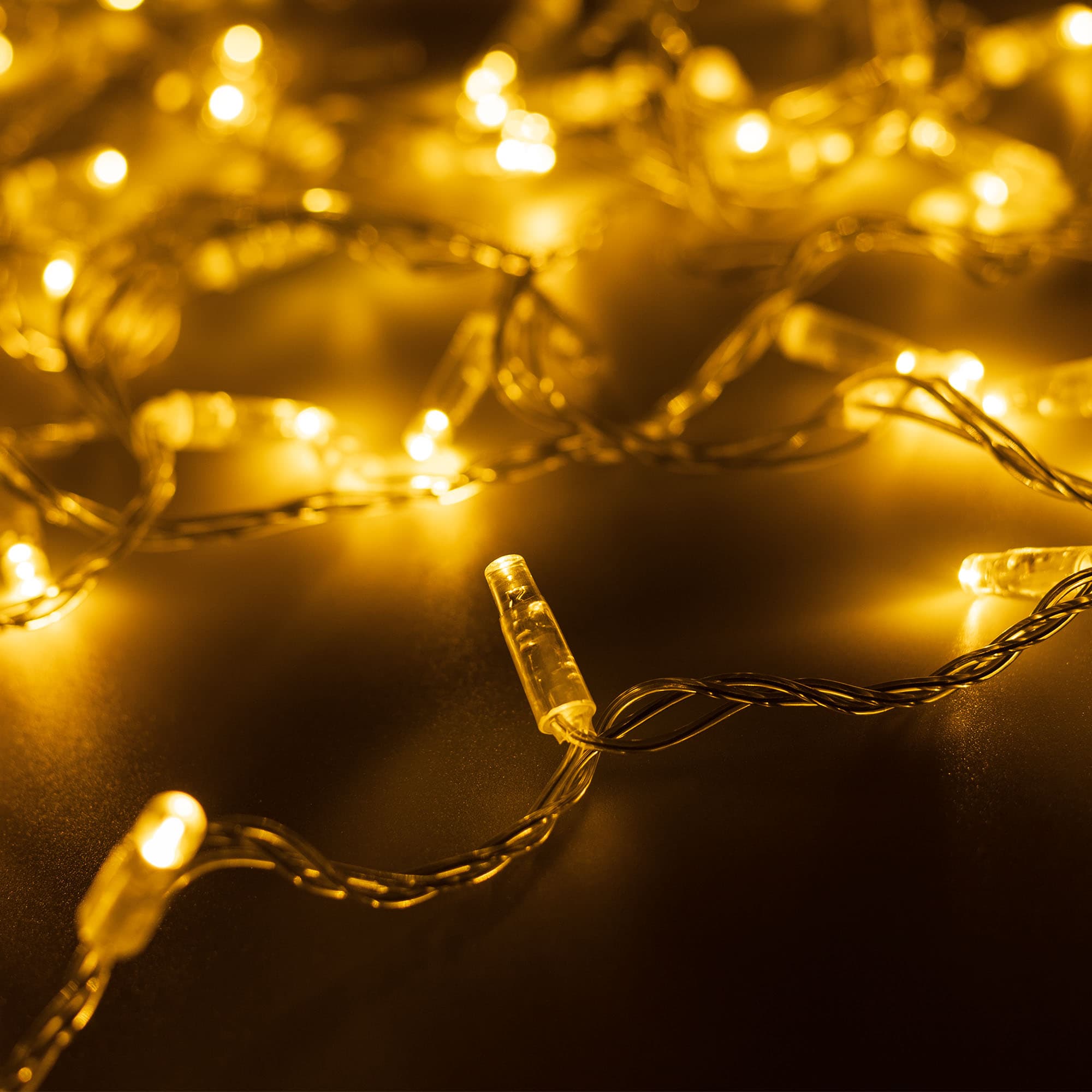 Arlight Светодиодная гирлянда ARD-STRING-CLASSIC-10000-CLEAR-100LED-FLASH Warm/Warm (230V, 7W) (Ardecoled, IP65) 025814