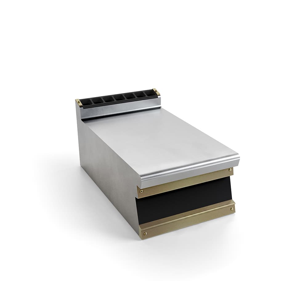 RESTART Роскошная нейтральная стальная кухонная столешница 40 см | Officine Gullo — фото 1