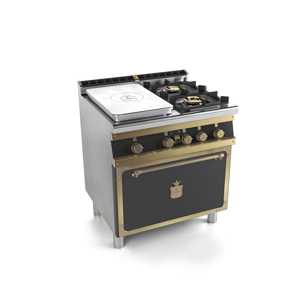 RESTART Kitchen Luxury 2 конфорки и Coup de Feu 80 см | Officine Gullo — фото 1