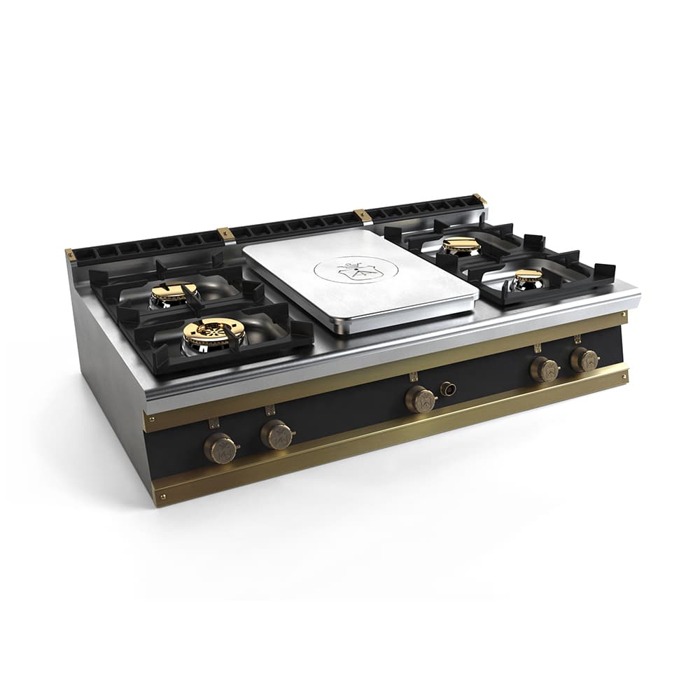 RESTART Газовая плита 120см с Coup de Feu | Officine Gullo — фото 1