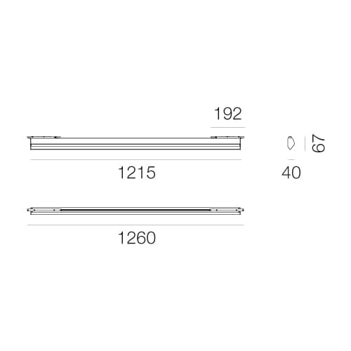 Бра Artemide Turn Around, настенный заливающий, 1200, 4000K, титан, титан — фото 4