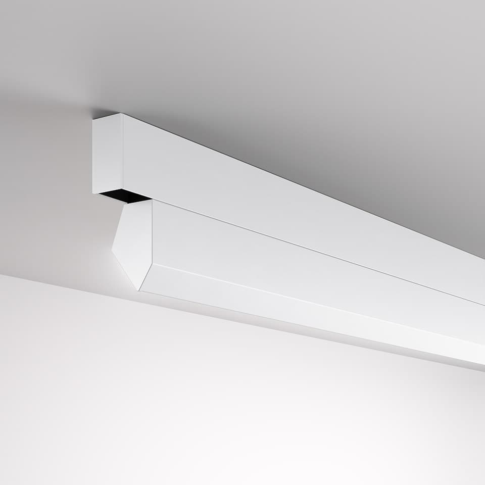 Бра Artemide A.24, настенный заливающий, 1200, 4000K, белый — фото 1