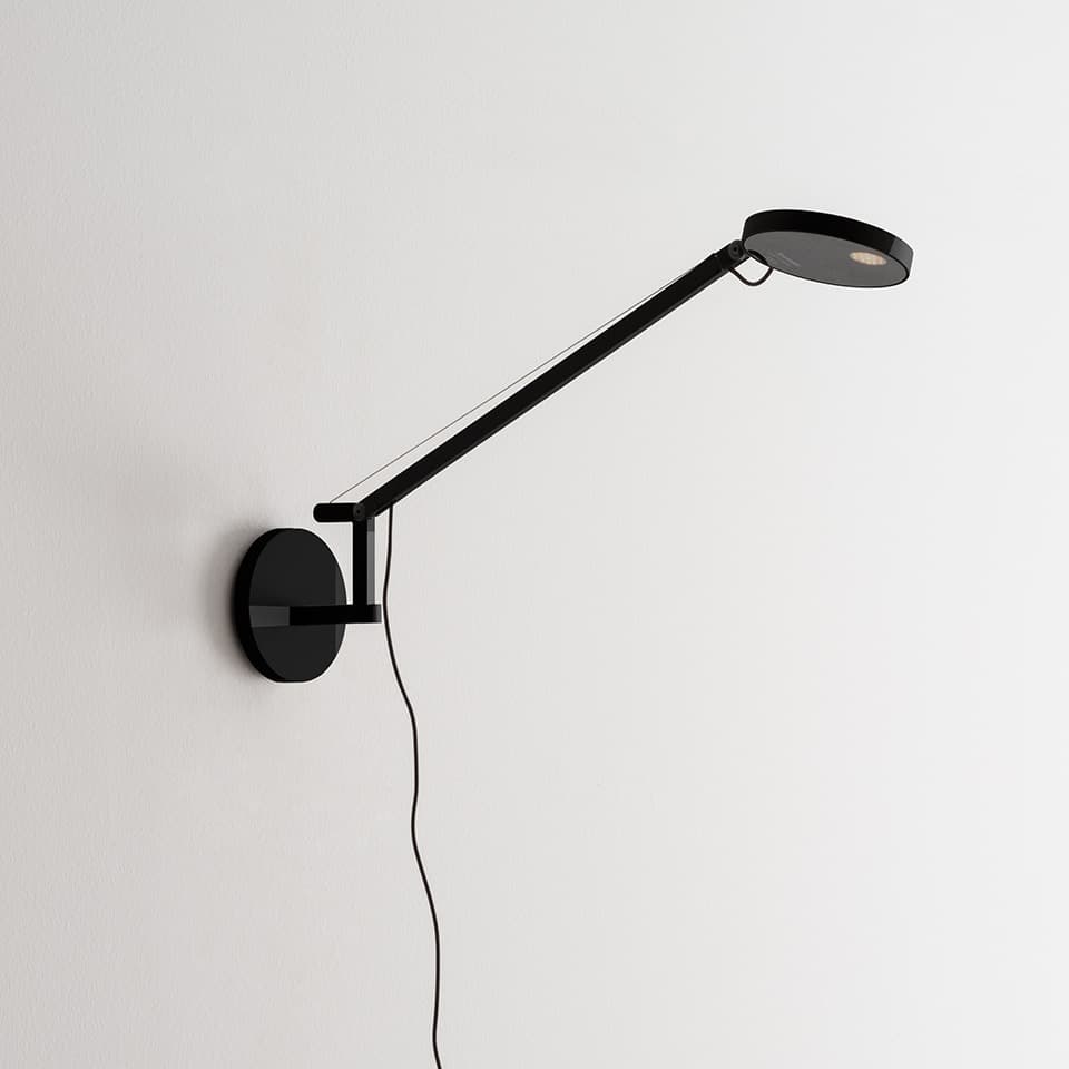 Бра Artemide Demetra Micro настенный, 2700K, Opaque чёрный, матовый чёрный — фото 3