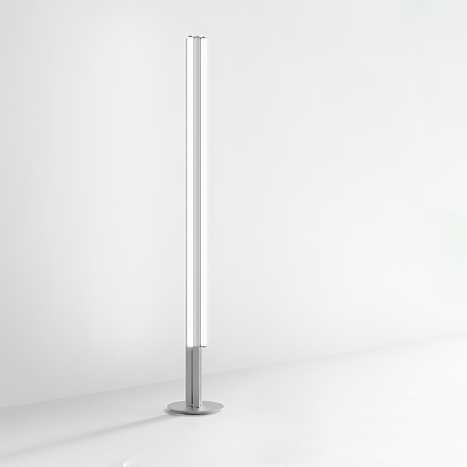 Торшер Artemide Dreispitz, напольный, 3 рассеянный свет, серебристый, с управлением через приложение — фото 2