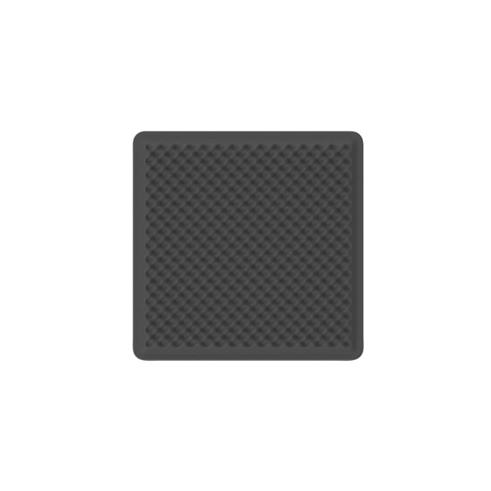 Бра Artemide Eggboard Acoustic Panel, 800x800, настенный/потолочный, серый — фото 2