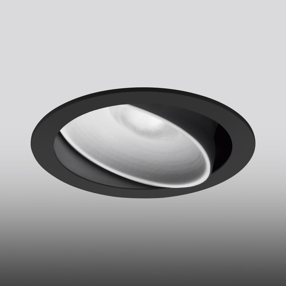 Настольная лампа Artemide Parabola 100, круглый, поворотный, 76°, 2700K, чёрный — фото 3