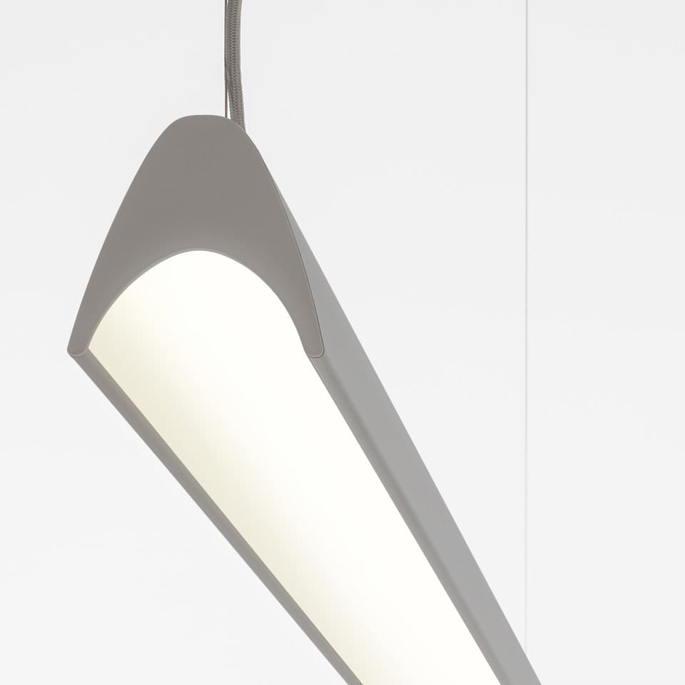 Подвесной светильник Artemide Series Y, Diffuse прямой свет, 4000K, без диммирования, серебристый — фото 3
