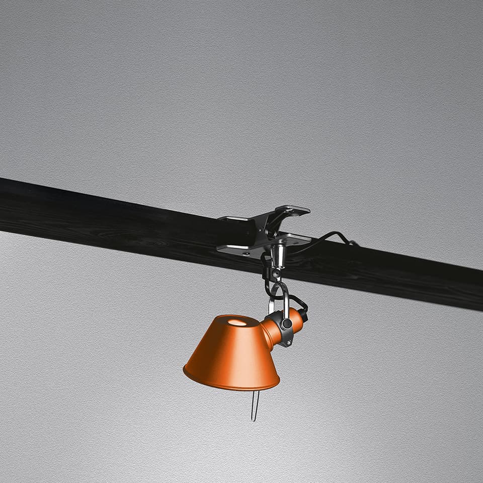 Бра Artemide Tolomeo Micro Pinza, оранжевый, оранжевый — фото 3