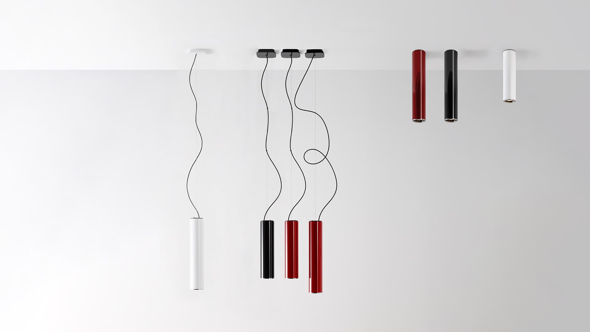 Бра Artemide Ilio настенный, 3000K, Rubin красный, рубиновый красный — фото 3