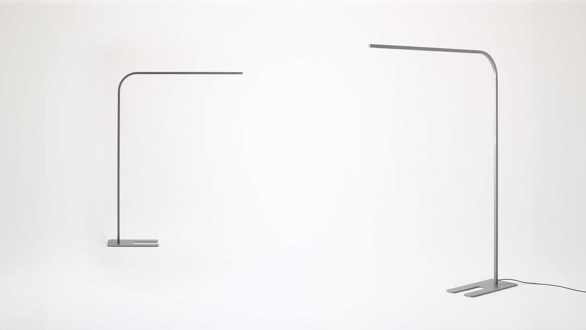 Торшер Artemide Turn Around напольный, прямой и Indirect, 3000K, с диммированием, титан — фото 2