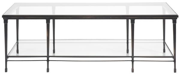 Коктельный столик Vanguard Furniture Hardin Cocktail Table / Glass Top — фото 5