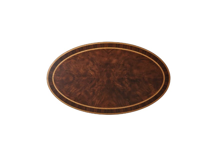 Журнальный столик Theodore Alexander Palm Room Oval Cocktail Table — фото 7