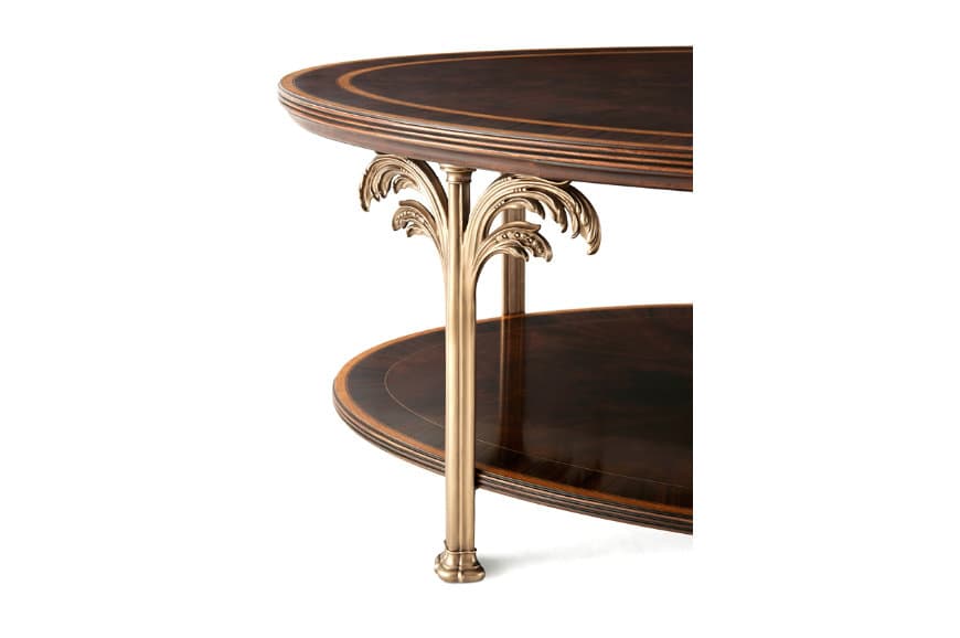 Журнальный столик Theodore Alexander Palm Room Oval Cocktail Table — фото 5
